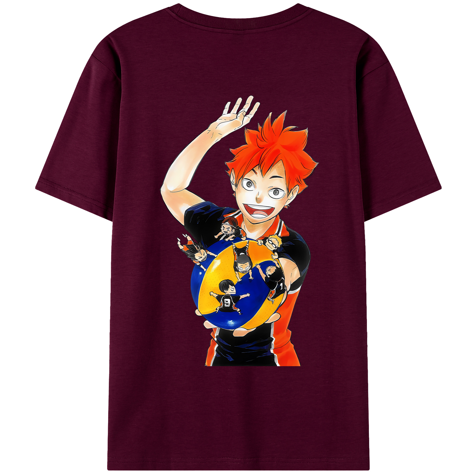 （画像用） ハイキュー!! Haikyu!! レディース半袖Tシャツ(バックプリント)